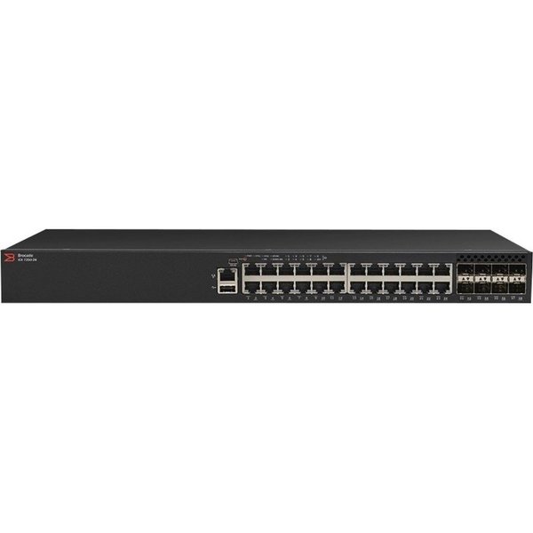 Ruckus 24X1Gbe Poe+ 370W W/8X1Gbe Sfp+ Uplinks (10Gbe Upgrd Poss) ICX7250-24P